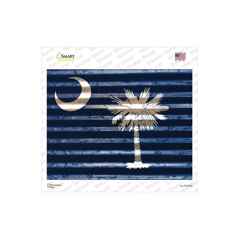 Smart Blonde P-2354S-M South Carolina Flag Novelty Rectangle Sticker Decal - Medium 792636380600