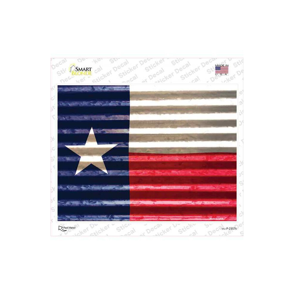 Smart Blonde P-2357S-M Texas Flag Novelty Rectangle Sticker Decal - Medium 792636380631