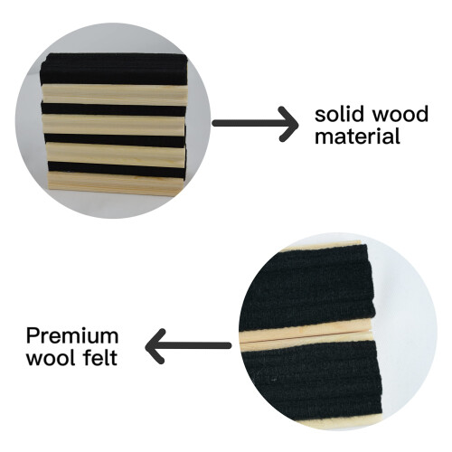 HXDISWSM 4 Τεμάχια Μαγνητικές Γόμες Χαρτιού Premium Wool Felt Dustless 2
