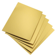 Hygloss Metallic Cardstock ark - 100 matt guld ark 8,5 x 11 - Robust 10 pt. - Metalliskt foliepapper fr hantverk Scrapbookingaffischer och dekor