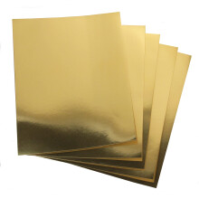 Hygloss Metallic Foil Board Board for Arts Crafts Classroom Activals-85 x 11 cali-zlota 100 85 x 11 zlota 100 liczba