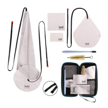 Kit de limpeza de saxofone de iMelod com estojo para flauta de clarinete com tenor e outros sopros de vento de vento e vento, incluindo escova de