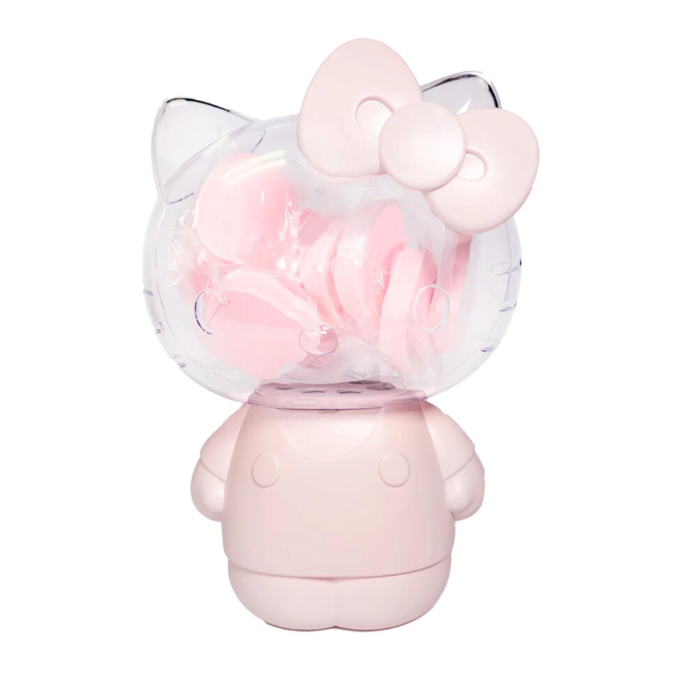 Impressions Vanity Hello Kitty Lot de 12 éponges de maquillage avec récipient, applicateur sans latex pour application de poudre, crème, anti-cer