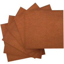 Iooleem Brown Filzbltter 108pcs 4x4 (10 cm x 10 cm) Vorgeschnittenes Filzblatt fr Handwerkshandwerksfilm Filzbltter Nhen Filzquadrate fr Pat