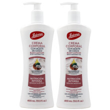 Loção Corporal JALOMA com Óleo de Coco, Hidrata e Suaviza a Pele, 2Pack, 13.5 Fl Oz Cada Frasco