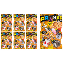 Ja-Ru Pranks Kit til b?rn Gags Toys (6 s?t) 6 forskellige seje ting skr?mmende prop s?t. Fest favor taske leget?j. Prankz Gaging Fun Pranking Kit