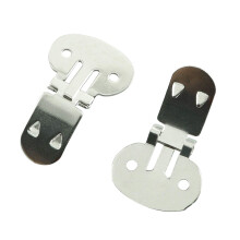 JCBIZ 12 kpl 304 ruostumattomasta terksest valmistetut kengnkiinnikkeet hopea kengnkiristimet tee-se-itse askartelulydt tarvikkeet (31 mm x 20