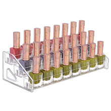 JessLab Nail Polish Organizer  3-Tier Acrylic Display Sunglasses Organizer Essential Oils Holder Makeup Organizer Sunglass Display Rack - Clear