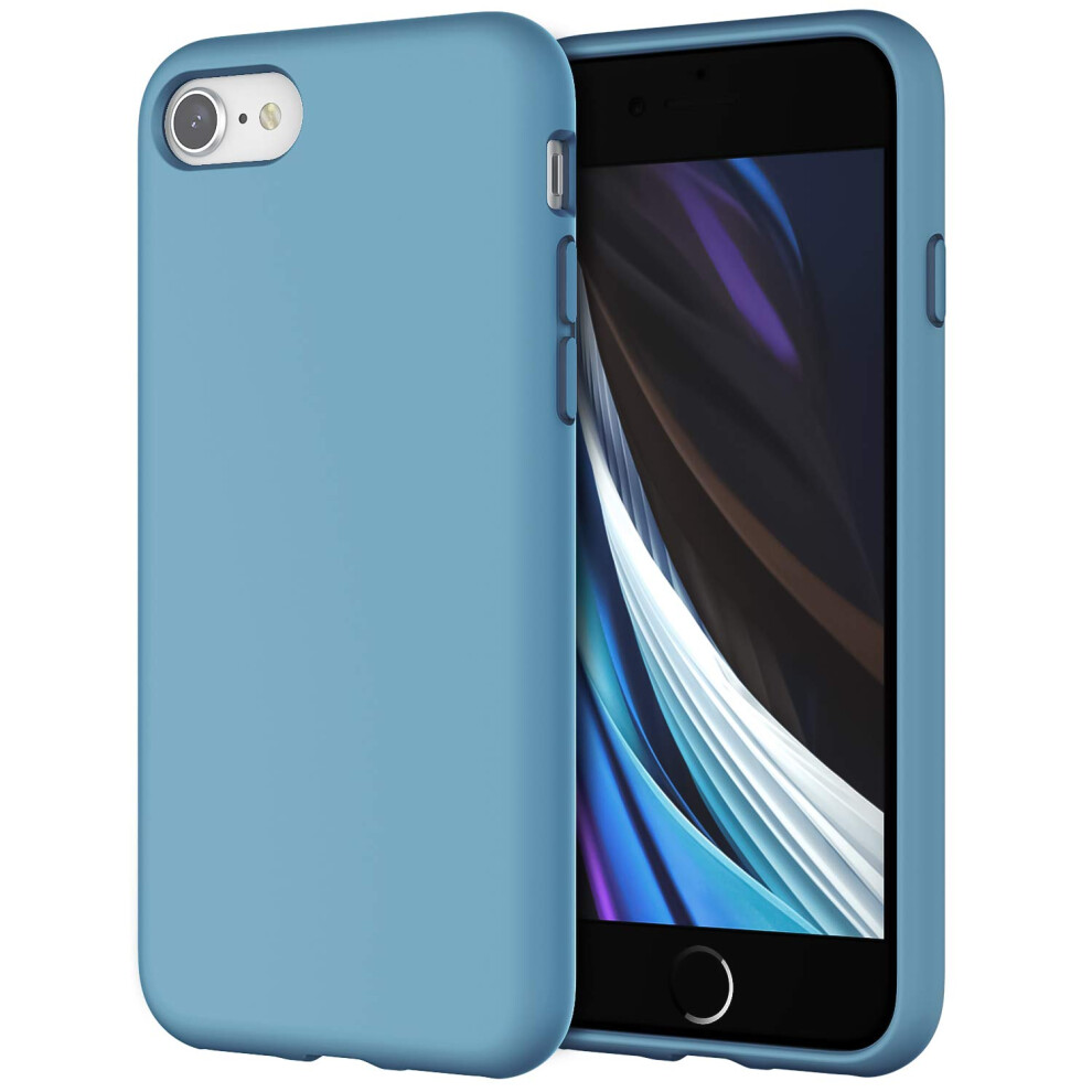 Jetech Silicone Case For Iphone Se 32 (20222020 Edition) Iphone 8 And Iphone 7 47-Inch Silky-Soft Touch Full-Body Protective Case Shockproof Cover 815000028882