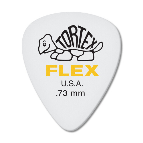 Dunlop Jim Dunlop Tortex Flex Standard .73mm Κίτρινο Πικάκι - 72 Τεμάχια (428R.73)