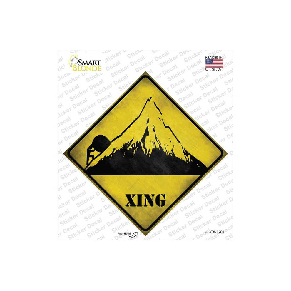 Smart Blonde Cx-320S-M Struggle Xing Novelty Diamond Sticker Decal - Medium 792636390197