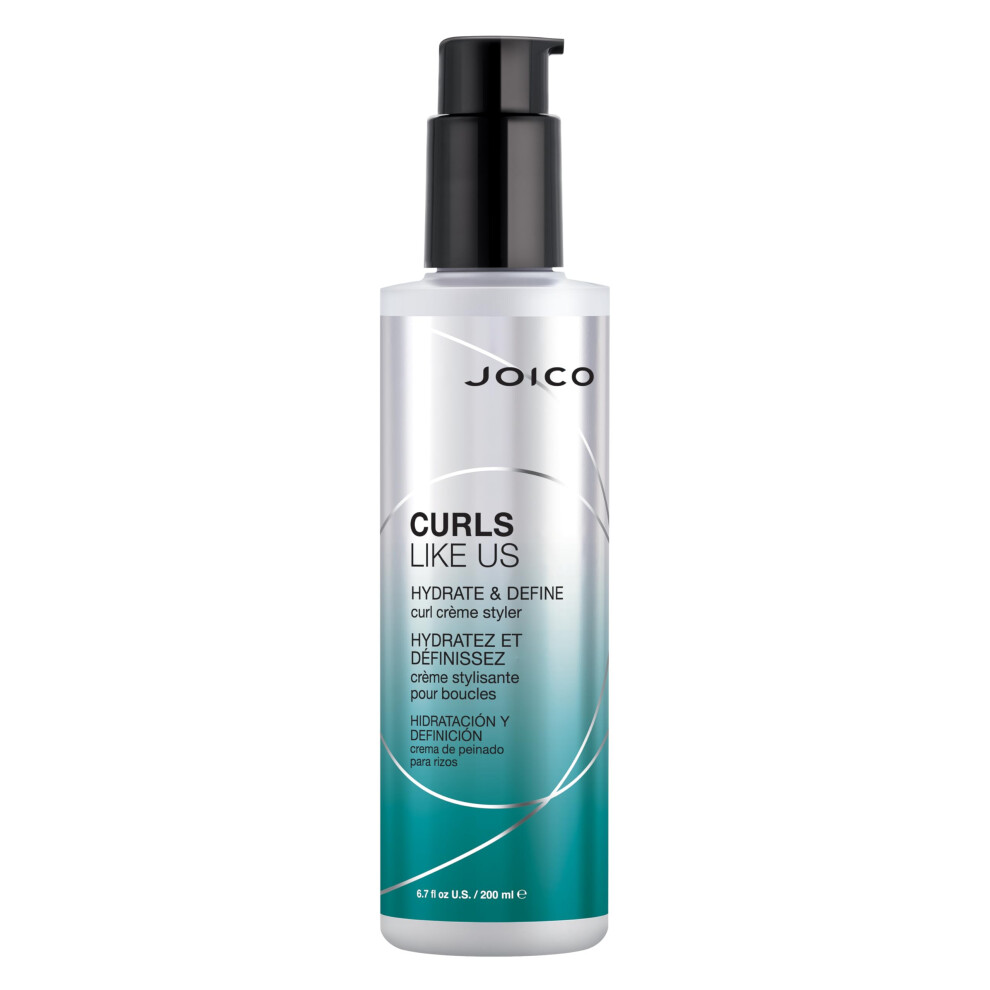 Joico Curls Like Us Hydrate & Define Curl Crme Styler | For Curly Hair | Reduce Frizz & Breakage | Define Textures | Thermal Protection | With Moringa