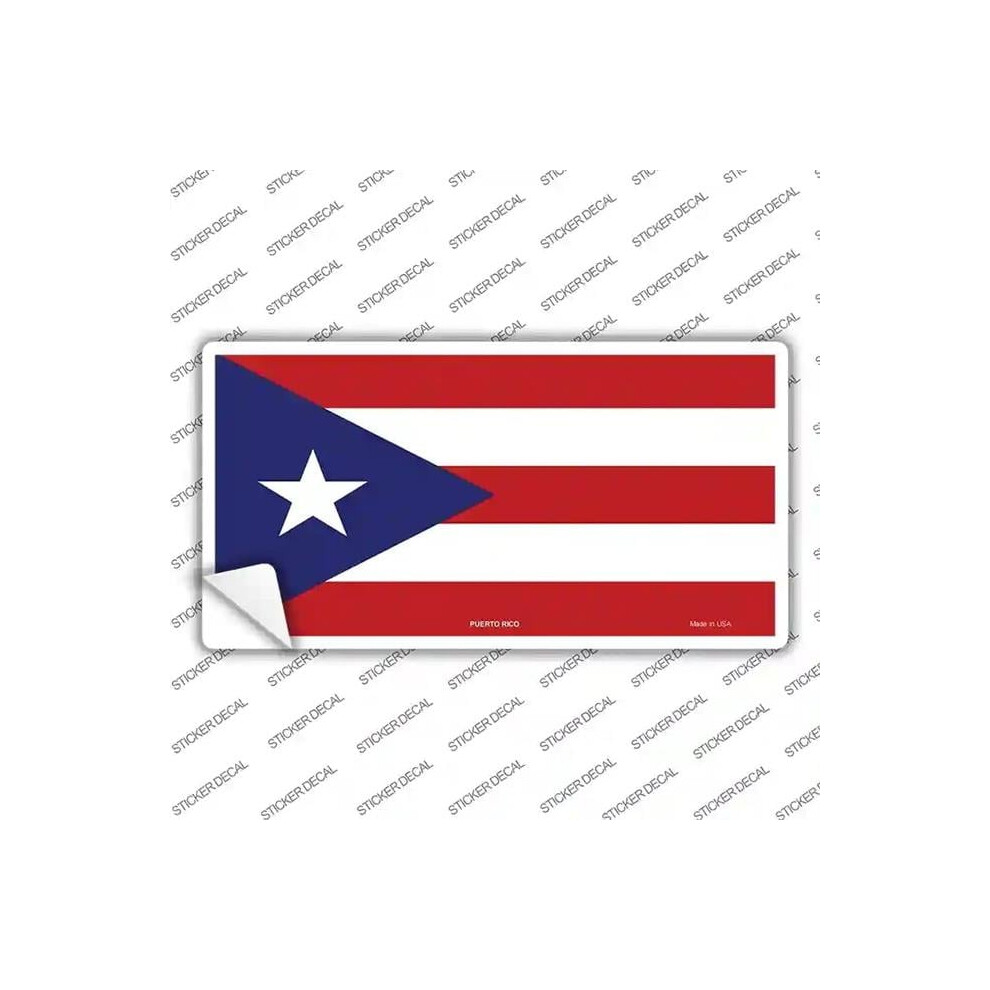 Smart Blonde Lp-530S-Xl Puerto Rico Flag Novelty Sticker Decal - Extra Large 792636391125