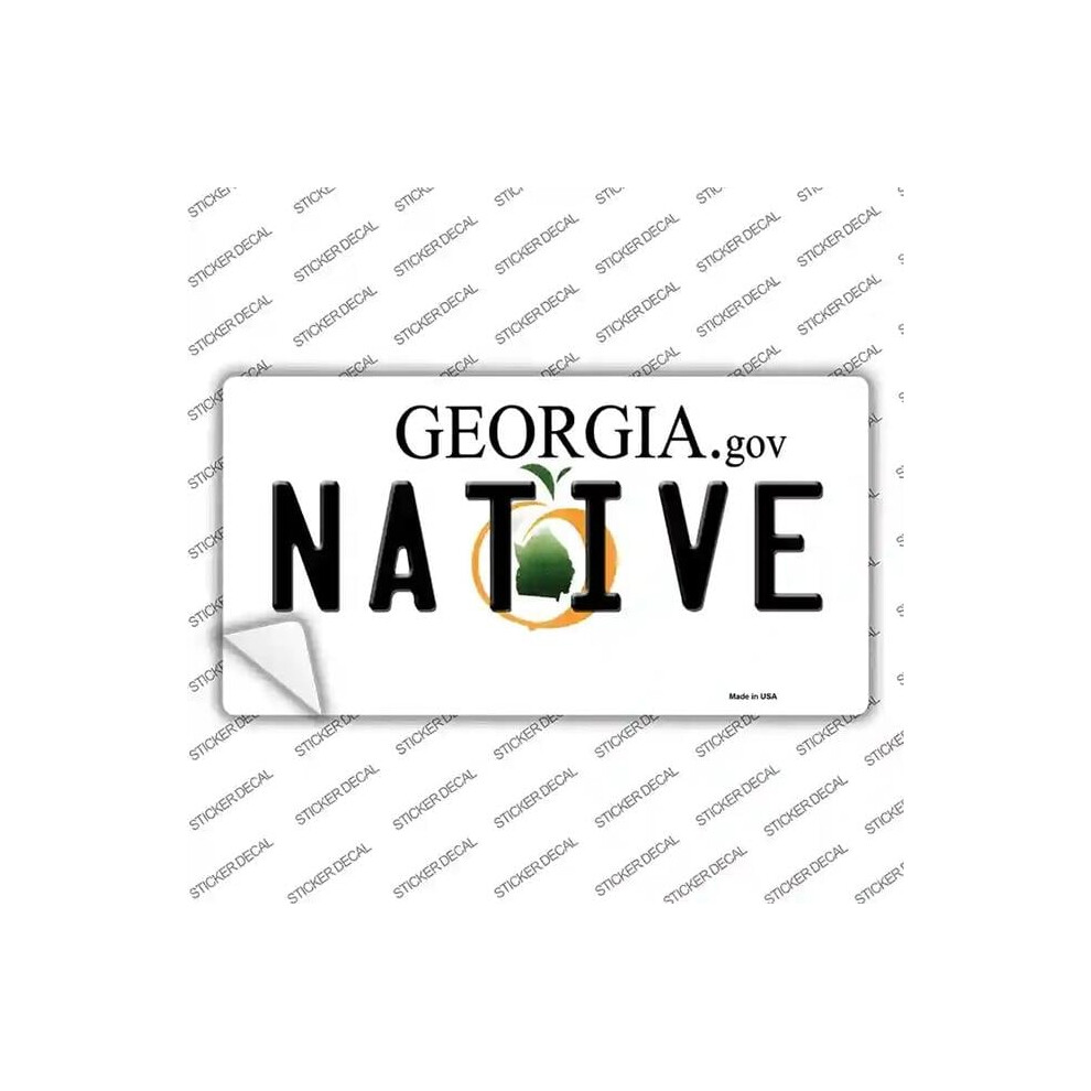 Smart Blonde Lp-6158S-Xl Native Georgia Novelty Sticker Decal - Extra Large 792636391521