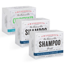 A nova barra de condicionador de Jrliggett 1,75 oz + duas barras de shampoo de f   rmula hidratante de 3,5 on   as | Ingredientes totalmente naturais