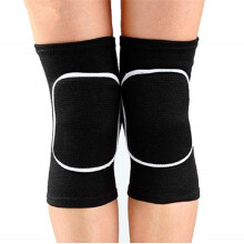 JUMISEE Ginocchiera per bambini, antiscivolo, imbottita, in spugna, traspirante, flessibile, elastica, supporto per ginocchio, per calcio, pallav
