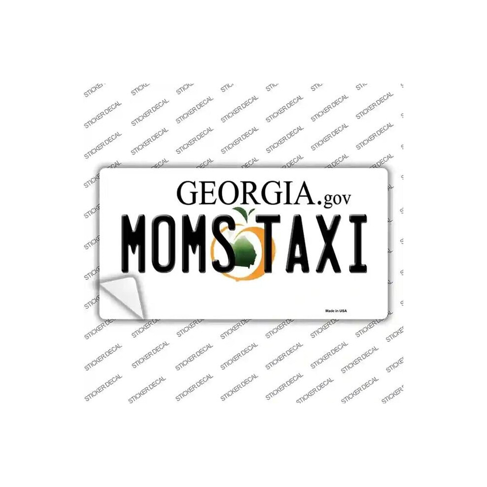 Smart Blonde Lp-6160S-S Moms Taxi Georgia Novelty Sticker Decal - Small 792636394249