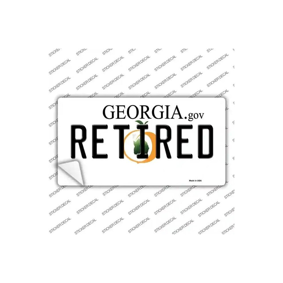 Smart Blonde Lp-6152S-L Retired Georgia Novelty Sticker Decal - Large 792636394195