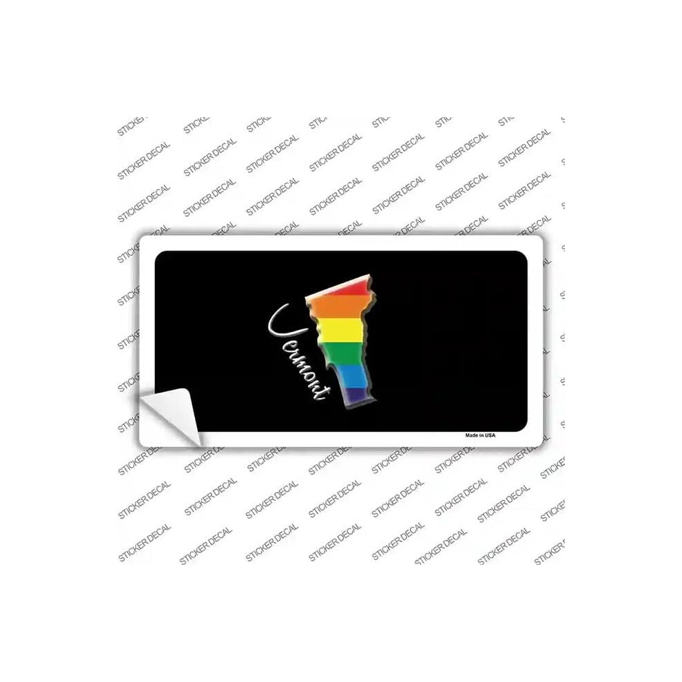 Smart Blonde Lp-6359S-L Vermont Rainbow Novelty Sticker Decal - Large 792636394898