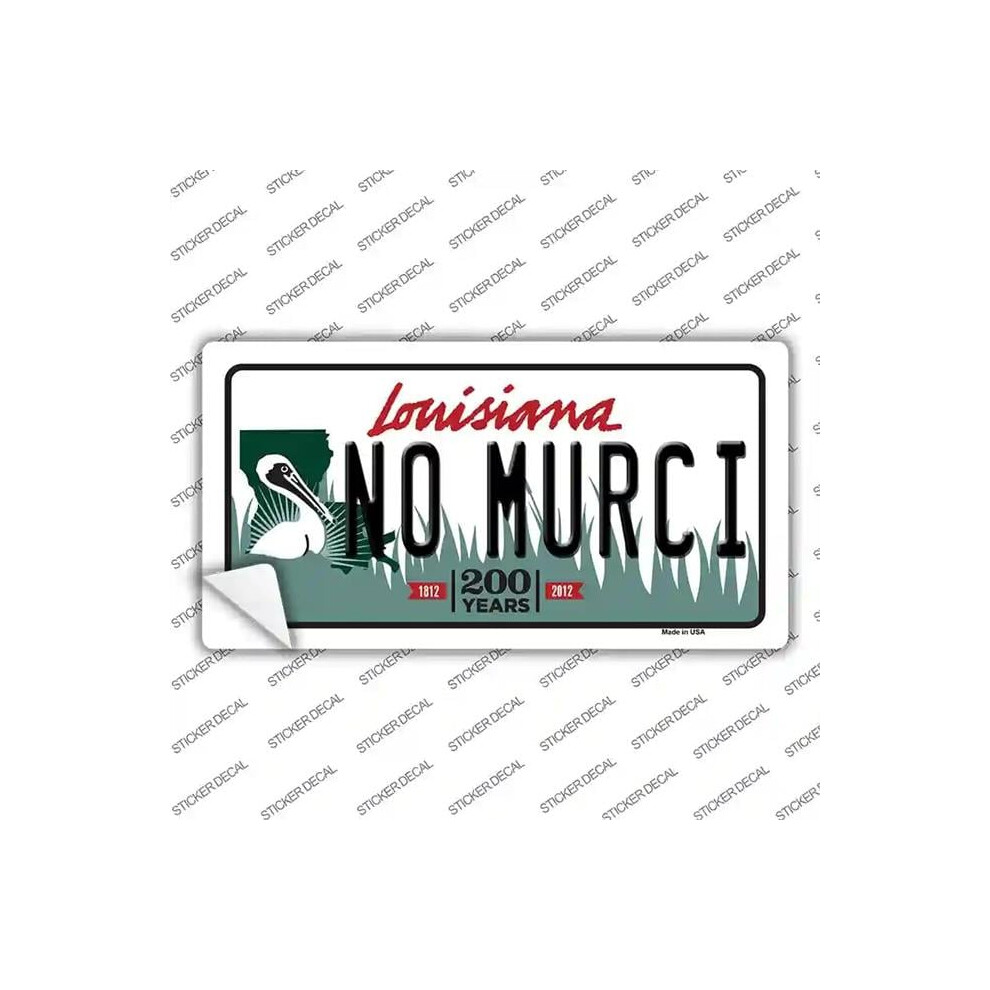 Smart Blonde Lp-6216S-Xl No Murci Louisiana Novelty Sticker Decal - Extra Large 792636399084