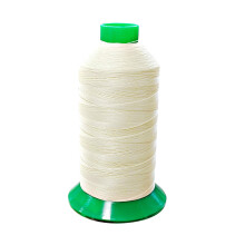 KCHEX Natuurlijk/Wit UVR Gebonden Polyester Bekledingsdraad T-90 Buiten/Luifel/Marine