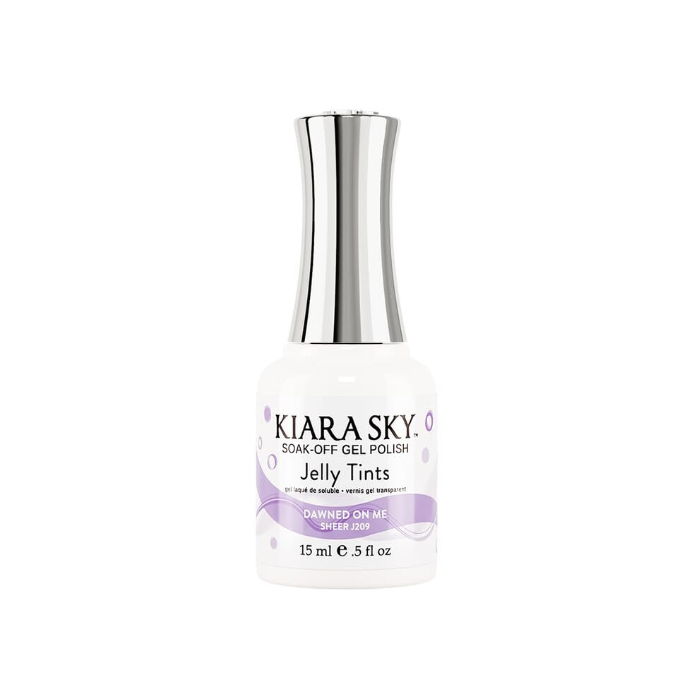 Kiara Sky Soak Off Jelly Tint Gel Polish 0,5 Fl Oz Dawned On Me-image