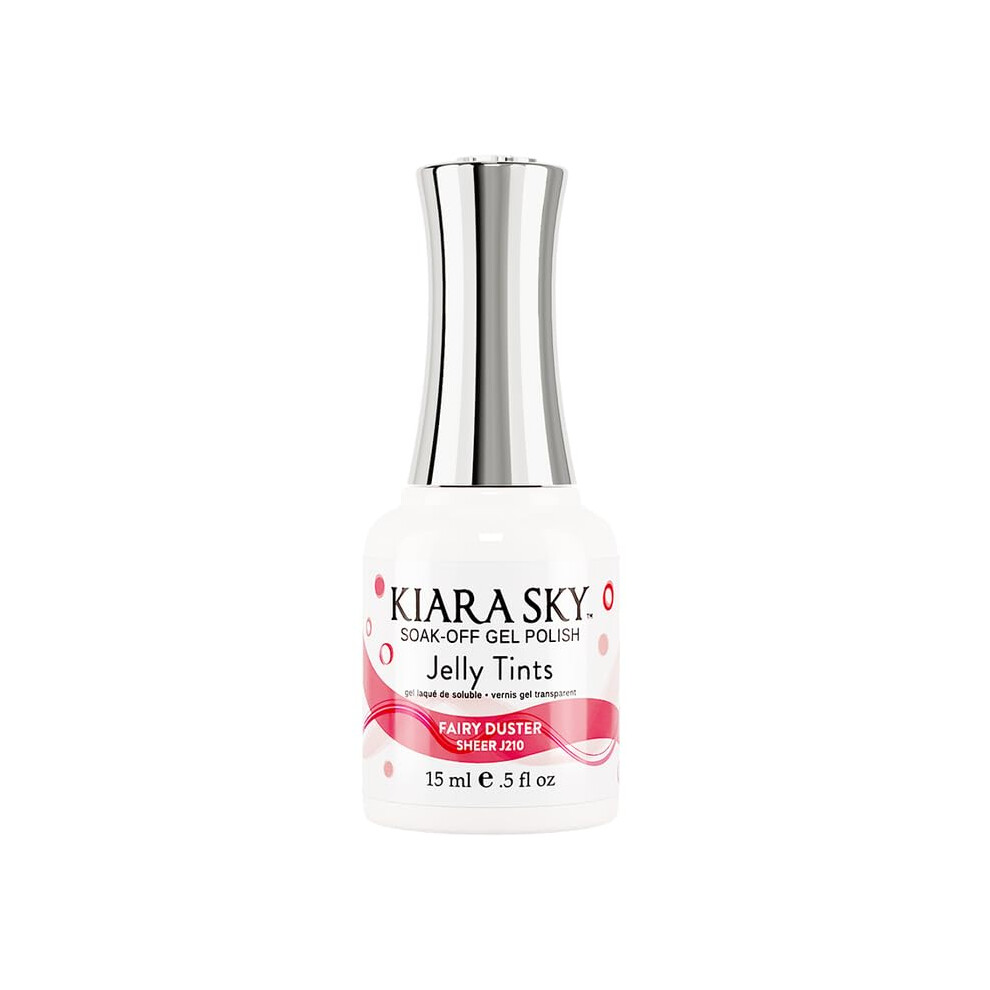 Kiara Sky Soak Off Jelly Tint Gel Polish 0.5 Fl Oz Fairy Duster