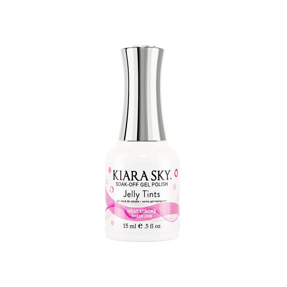 Kiara Sky Soak Off Jelly Tint Gel Polish 0.5 Fl Oz Heat Stroke