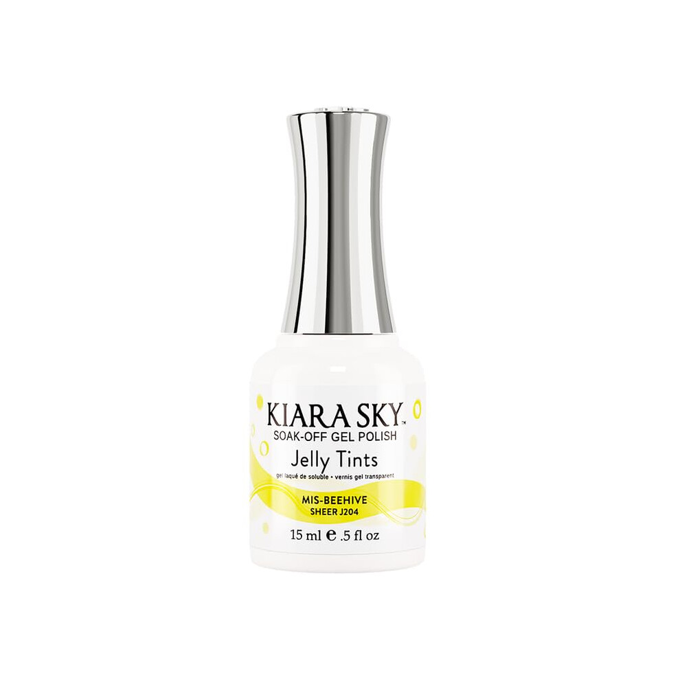 Kiara Sky Soak Off Jelly Tint Gel Polish 0.5 Fl Oz Mis-Beehive