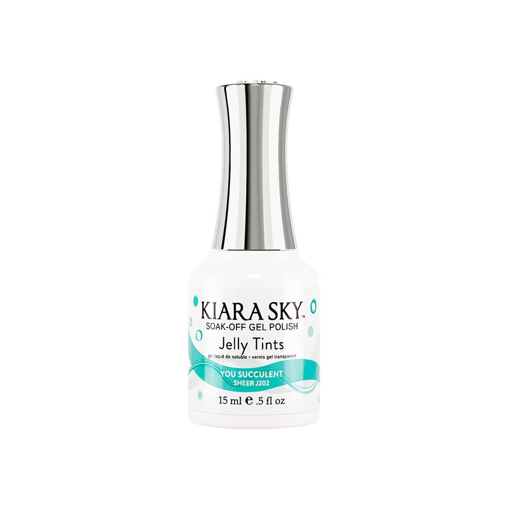 Kiara Sky Soak Off Jelly Tint Gel Polish 0.5 Fl Oz You Succulent