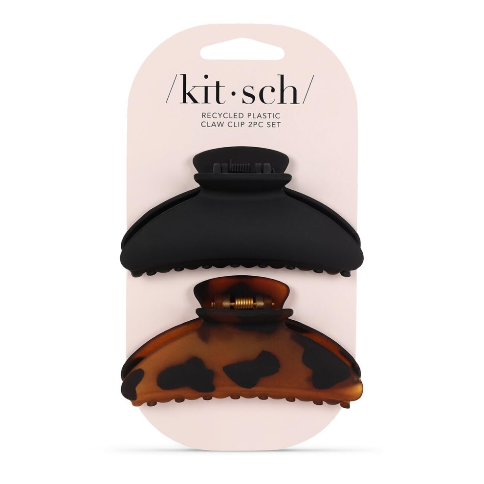 Kitsch Medium Claw Clips - Medium Hair Clips For Women | Stylish Hair Claw Clips For Thick Hair & Thin Hair | Cute Medium Hair Clip & Claw Clip For Te
