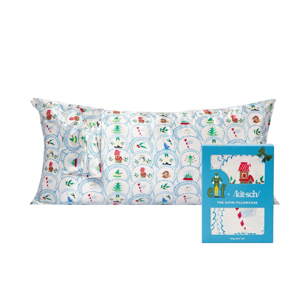 Taie d'oreiller en satin avec fermeture    clair pour cheveux et peau - Plus douce que la soie - Taie d'oreiller rafra   chissante - Infroissable - L