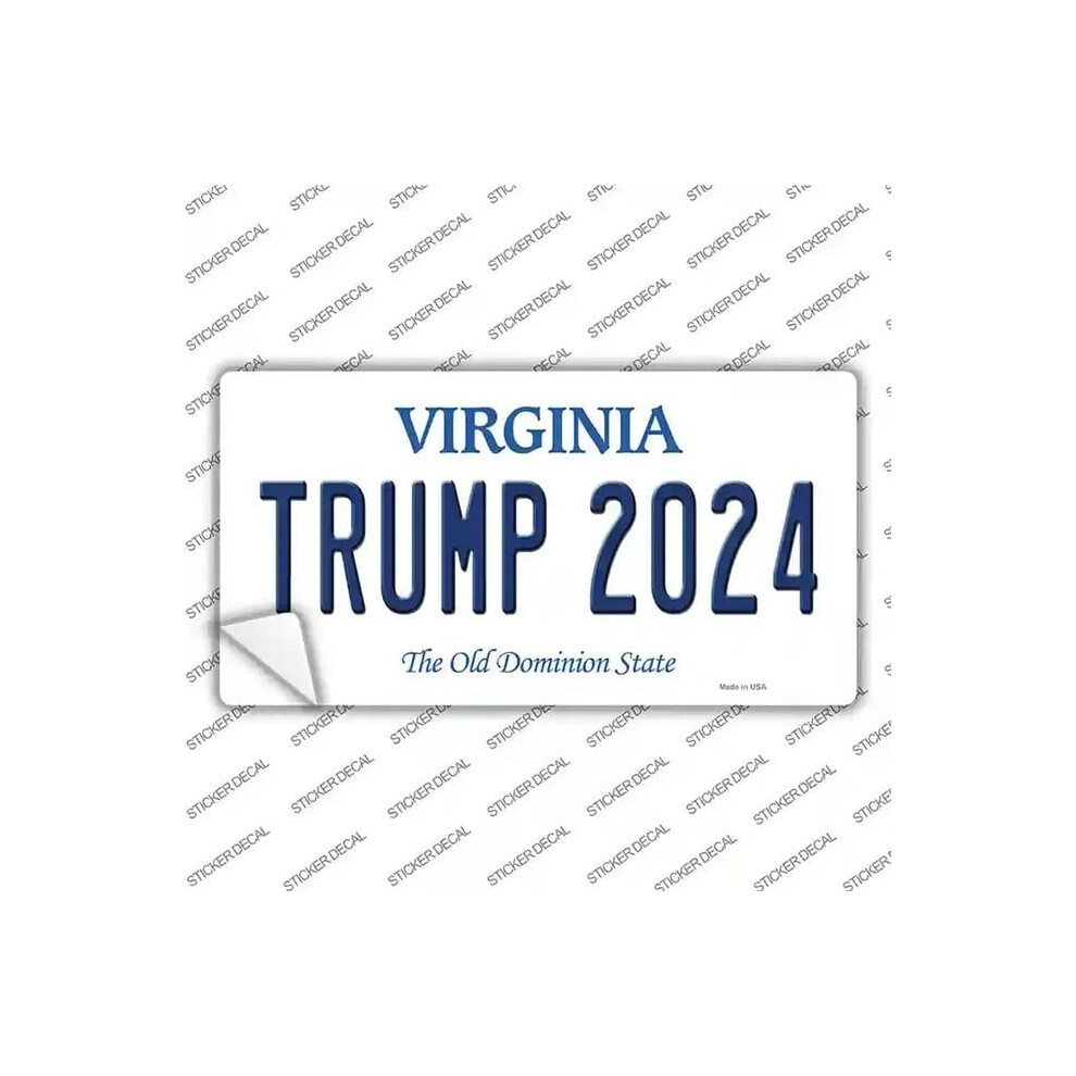 Smart Blonde Lp-12259S-Xl Trump 2024 Virginia Novelty Sticker Decal - Extra Large 792636403101