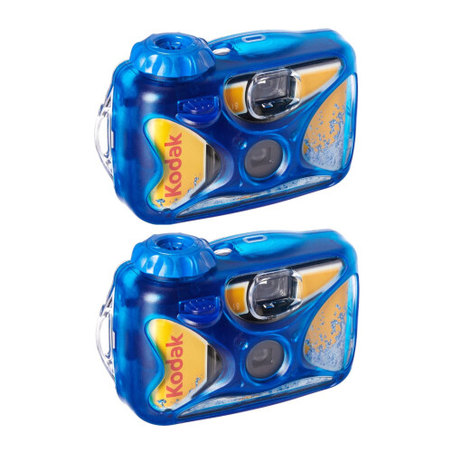 Kodak Kodak Sport Υποβρύχια Μοναδική Χρήση Απορρίψιμη Κάμερα 800 Speed 27 Εκθέσεων (2-Πακέτο)