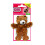KONG KONG Teddy Bear Low Stuffing Squeaker Dog Toy 1