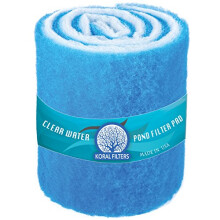 Koral Filters PRO Filtro para estanque Koi - Azul - 30 cm x 240 cm (8 pies) - Cortar a medida - Duradero - Apto para peces