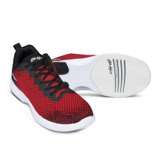 KR Strikeforce Aviator Red Black Medium Width Size 12 Mens Athletic Style Bowling Shoes with FlexSlide Technology for Right or Left Handed Bowlers