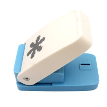 Kucaa h?ndlavet scrapbog 1,5 tommer 38 mm st?rrelse h?ndv?rksh?ndtag pr?gningsstempel Mini fancy punch (snefnug-1,5 tommer)