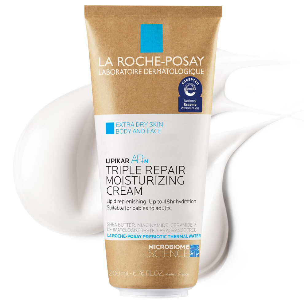 La Roche-Posay Lipikar Balm AP+ Intense Repair Body Lotion for Extra Dry Skin  Body cream with Shea Butter and Niacinamide  Repairs Dry and Rough Skin