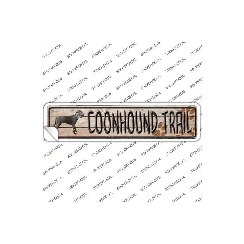Smart Blonde K-460S-Xl Coonhound Trail Novelty Narrow Sticker Decal - Extra Large 792636408892