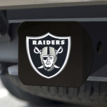 FANMATS 22598 Las Vegas Raiders Black Metal Hitch Cover - 3D Farve Emblem