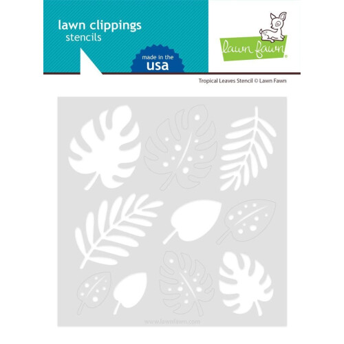 LAWN CLIPPINGS Stencils -Tropical blade -lf2625