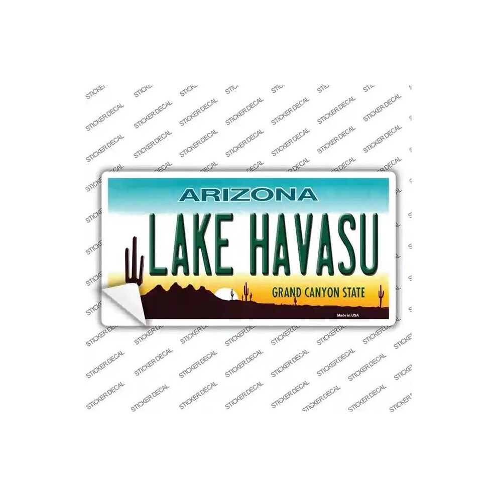Smart Blonde Lp-1072S-Xl Lake Havasu Arizona Novelty Sticker Decal - Extra Large 792636411120