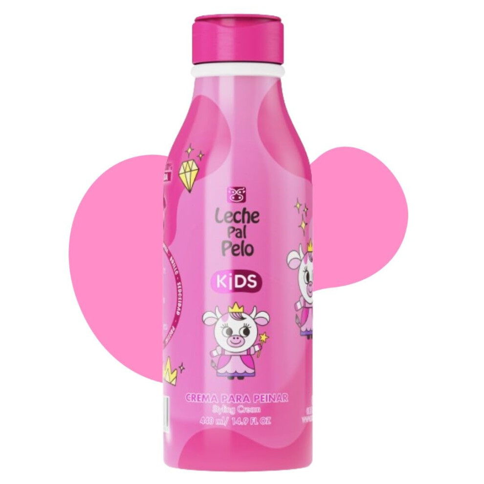 Leche Pal Pelo Cream Kids Styling - Detangles, Strengthens & Styles Kids Hair - Smoothes Frizz, Moisturizes & Softens With Abyssinian & Jojoba Oil. 14