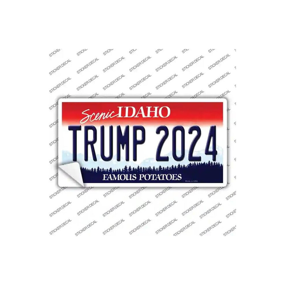 Smart Blonde Lp-12227S-S Trump 2024 Idaho Novelty Sticker Decal - Small 792636412059