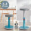 Banco ergonômico 2 em 1 - Azul - Leitz Ergo 2