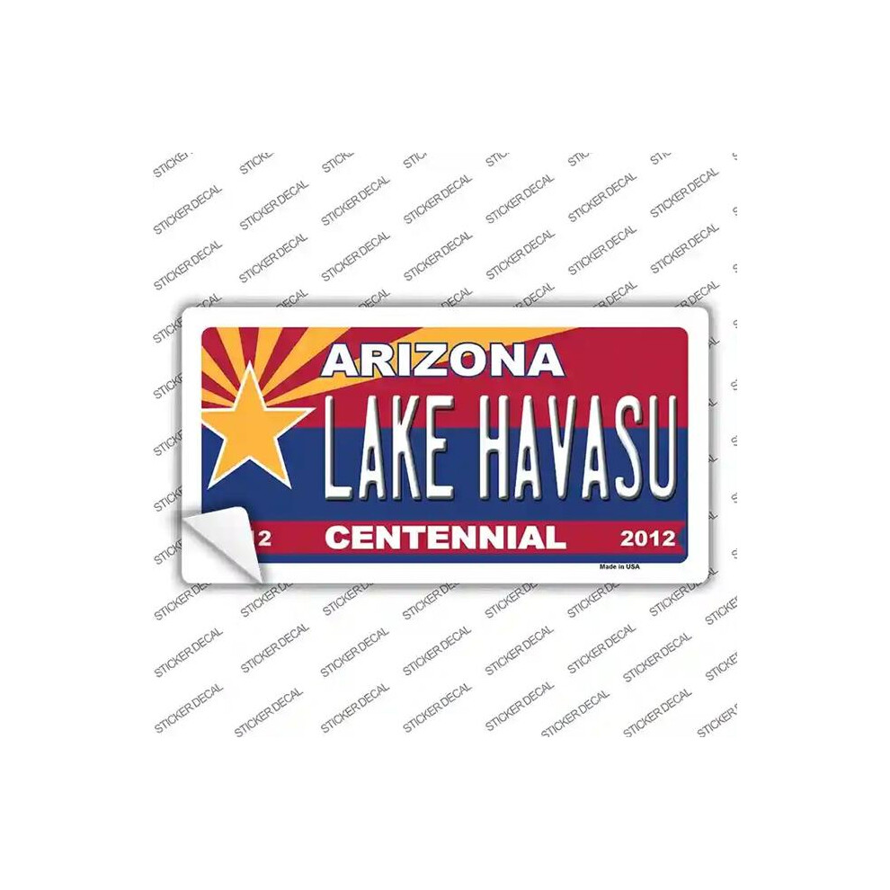 Smart Blonde Lp-1861S-L Arizona Centennial Lake Havasu Novelty Sticker Decal - Large 792636413124