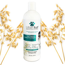 Lillian Ruff Calming Oatmeal Pet Condicionador para a pele seca e al   vio da coceira com aloe e    leos essenciais hidratantes - reabastecer umidade