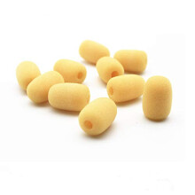 Copertura in schiuma LINHUIPAD per parabrezza compatibile con microfono per cuffie con foro circolare interno da 5 mm, gancio per l'orecchio (con