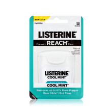 Fil dentaire Listerine Cool Mint - Élimination efficace de la plaque, protection des dents et des gencives - 55 yards